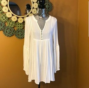 PPLA Soft Off White Dress NWOT